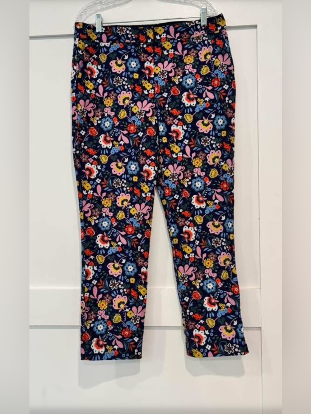 Boden Navy Floral Pants